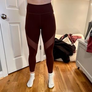 Lululemon maroon leggings